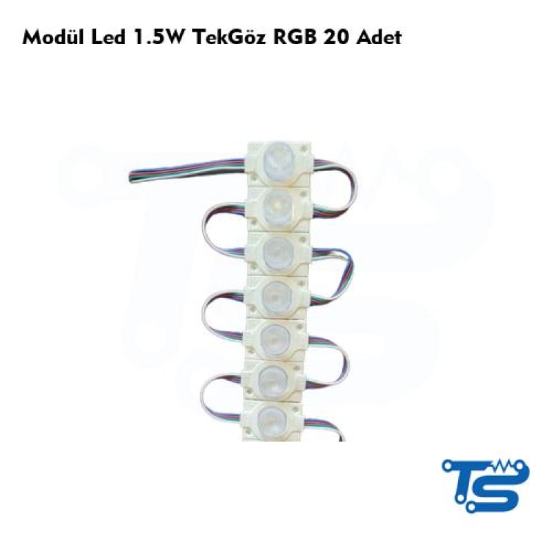 Modül Led 1.5W TekGöz RGB 20 Adet